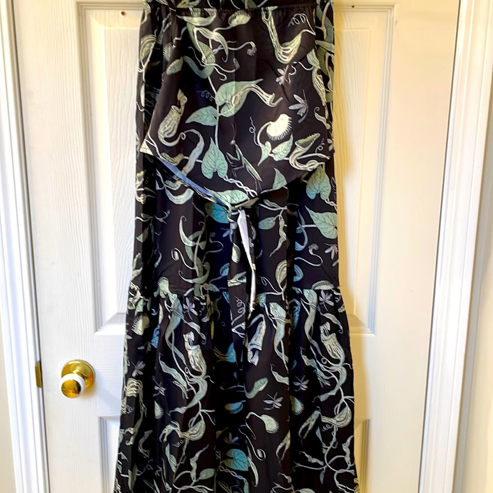 Coramoon Two Piece Skirt and Tie Top Set